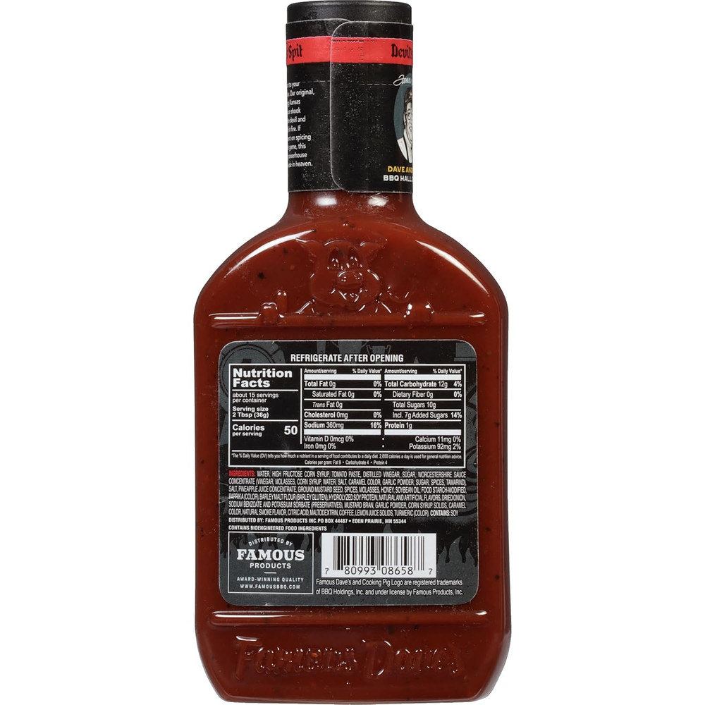- 4 Pck, Devil'S Spit BBQ Sauce (76 Oz.)