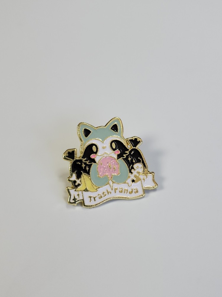 Trash Panda Raccoon Lapel Pin