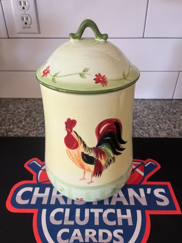 Pfaltzgraff Rooster Daybrook Large Ceramic Canister