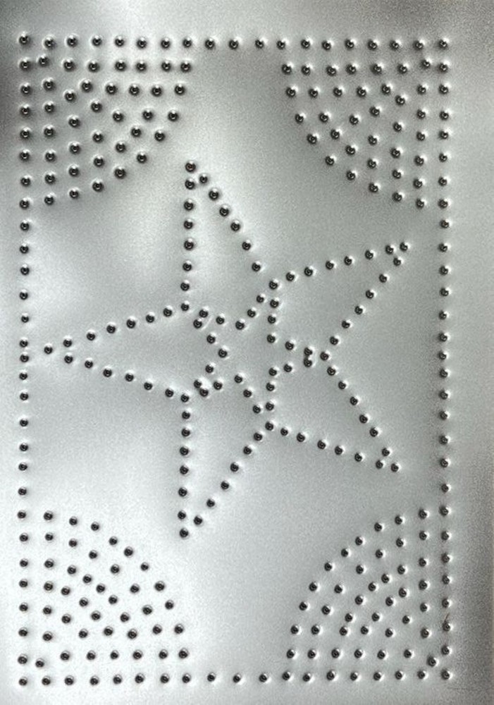 Pie Safe Tin Sheet Star Wheat Diamond Circles Plain Solid Pattern Vertical old