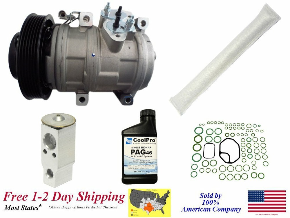 New A/C AC Compressor Kit Fits 2003-2008 Corolla  1.8L