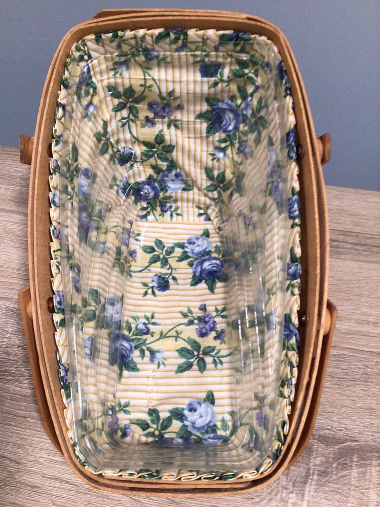Longaberger Two Handled Fruit Vegetable Bread Basket 1996