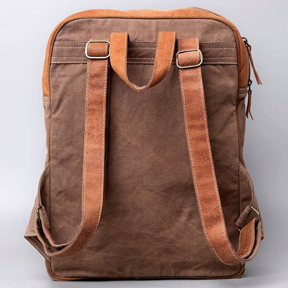 Backpack Upcycled Canvas Ladies Bag