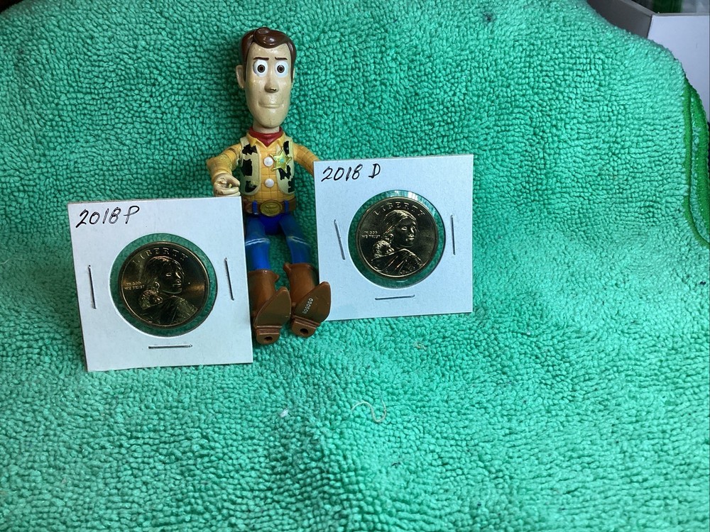 2018 P & 2018 D 1💰SACAGAWEAS UNCIRCULATED