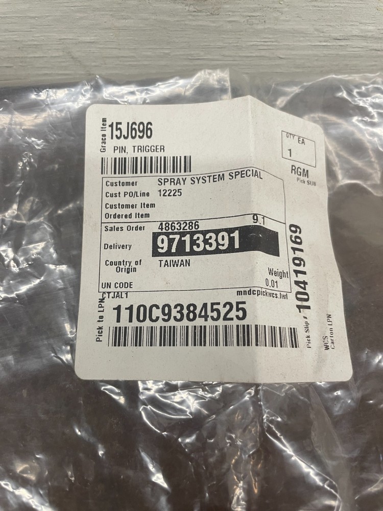 Graco 15J696 Pin, Trigger