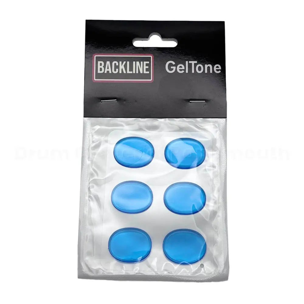 Backline Geltone Drum Dampener, Oval EQ 6pack Blue