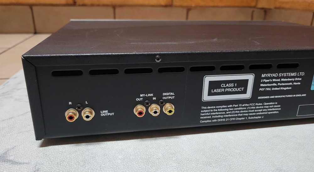 Myryad MCD 200 High End CD Player From UK