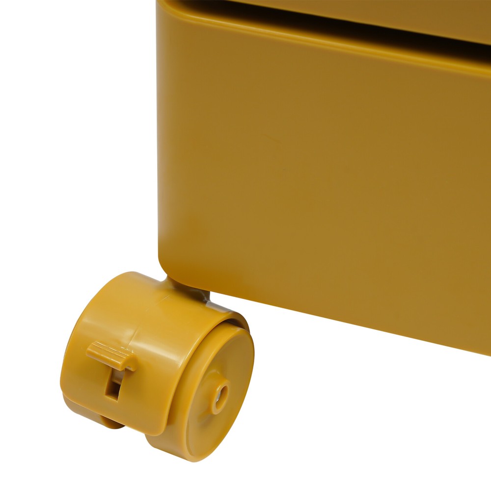 5 Drawers 360?? Movable Rotating Storage Side End Coffee Table Sofa Cabinet NEW