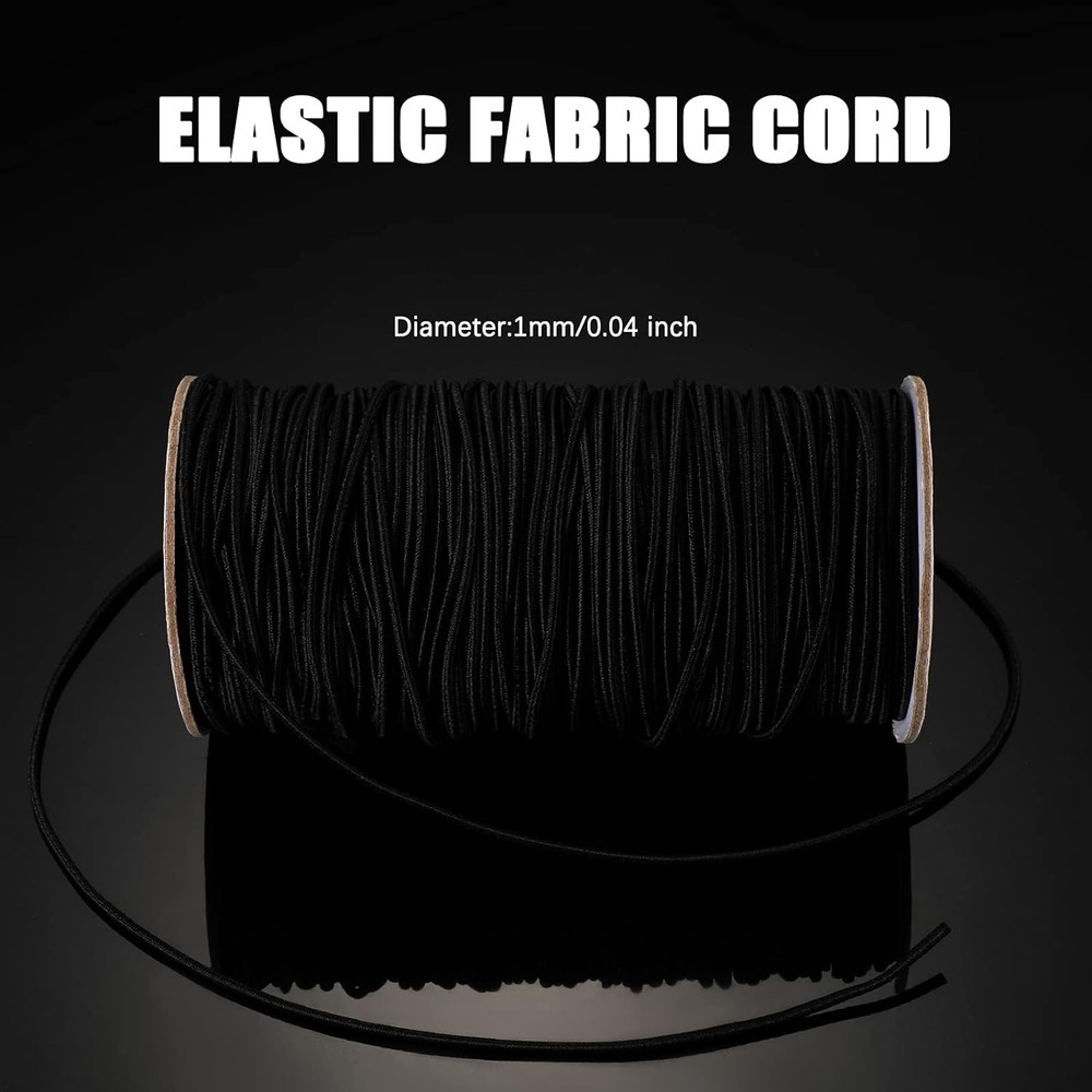 100 Yards 2 Mm Elastic Cord Stretch String Elastic Beading Cord Craft Thread for