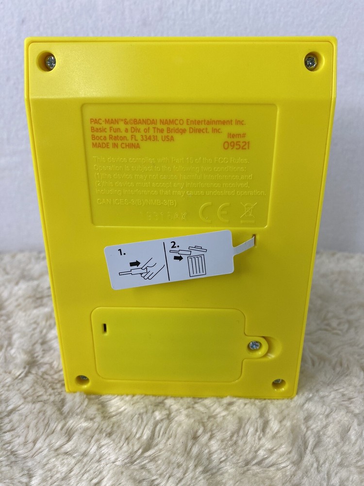 Bandai Namco Classics Pac-Man Retro Handheld Mini Arcade Game Basic Fun TESTED