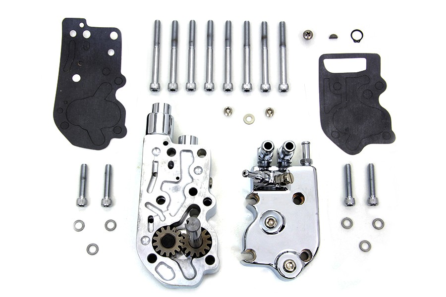 Chrome Oil Pump Assembly fits Harley Davidson