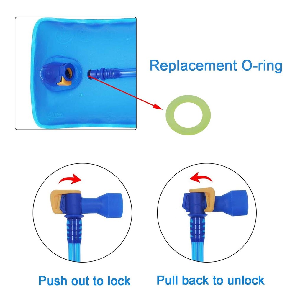 Bite Valve Replacement Mouthpiece Fit for Hydration Pack Bladder Water Backpa...