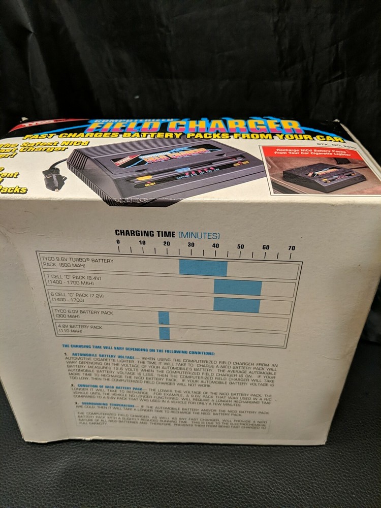 Tyco Radio Control Computerized Field Charger New