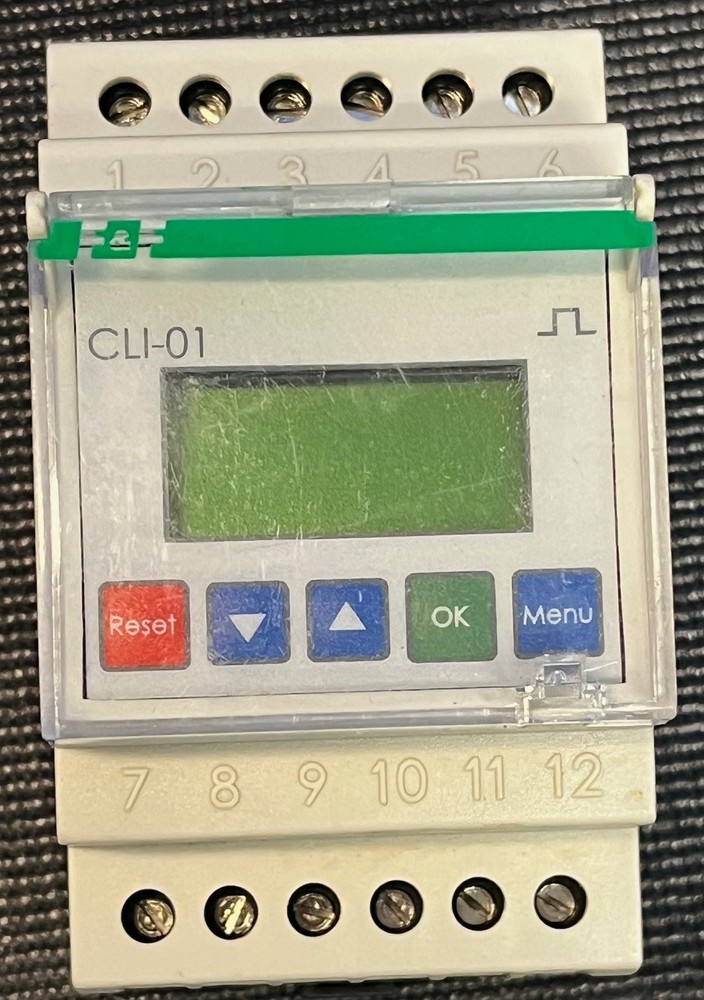 F&F Counter CLI-01 Programmable Pulse Meter Untested Industrial