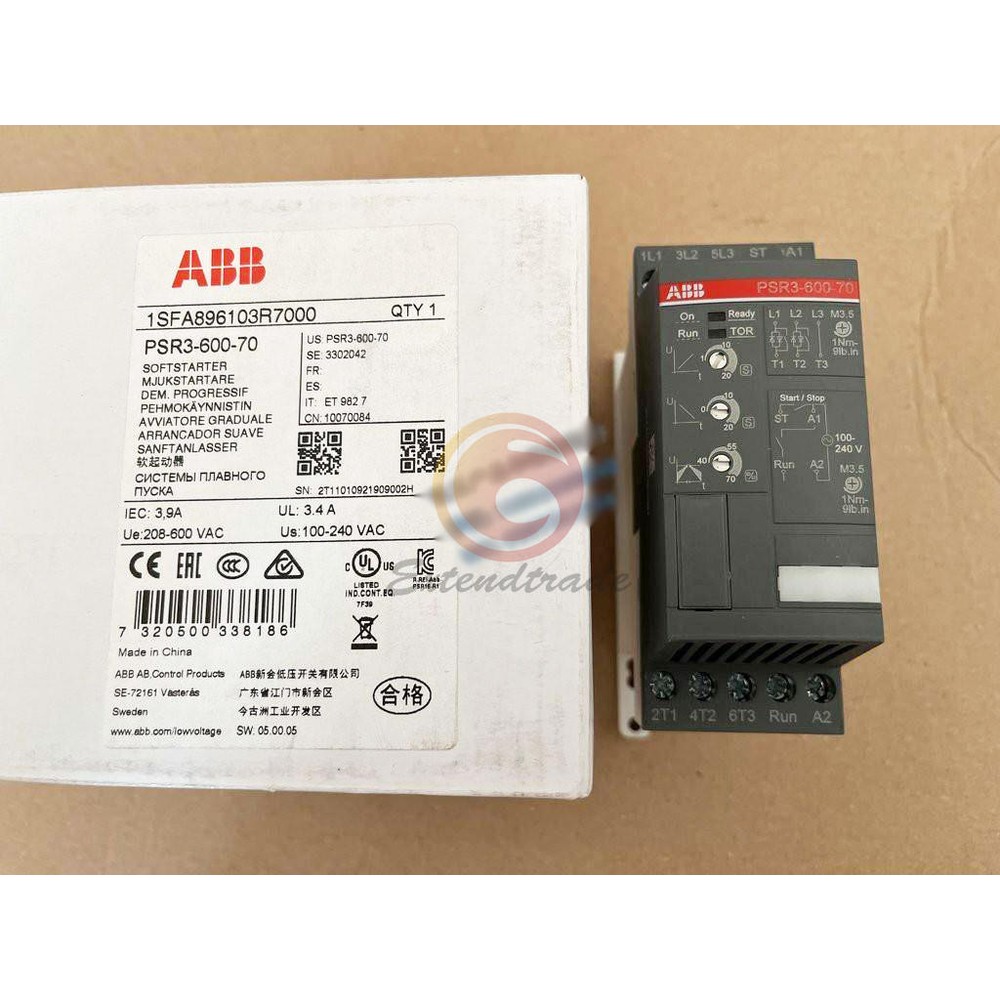 1PC ABB PSR3-600-70 Soft Starter 1.5kw New