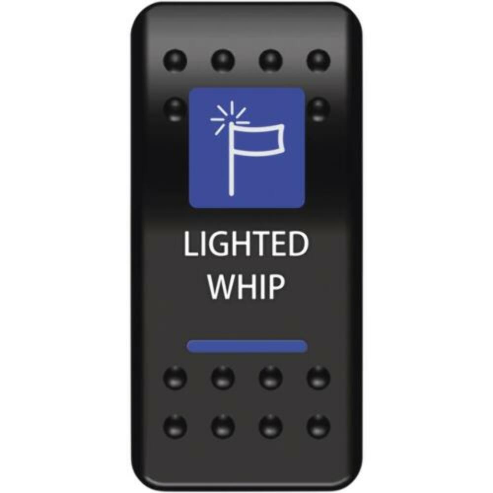 MOOSE Utility Whip Light Rocker Switch Single Pole Single Throw 0616-0329
