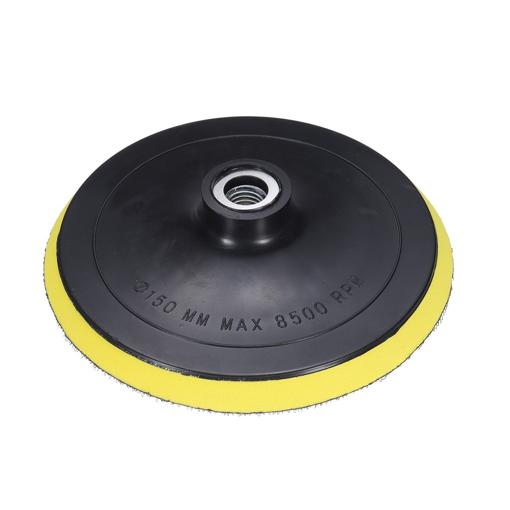 6" Hook and Loop Backing Sanding Pads with M14 Thread, Y + B 1Pcs