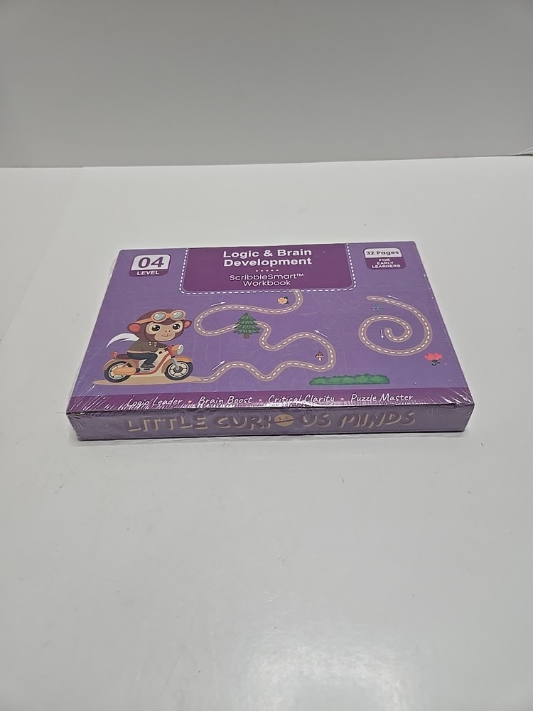 Scribble Smart Workbook LEVEL 4 Logic & Brain Development Cognitive Learning NEW
