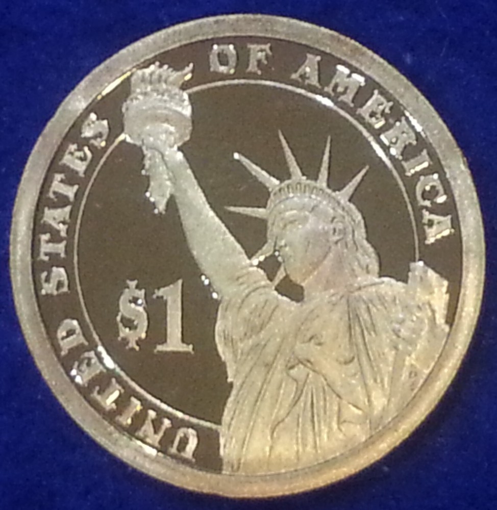 2007 S Thomas Jefferson Presidential Proof Dollar