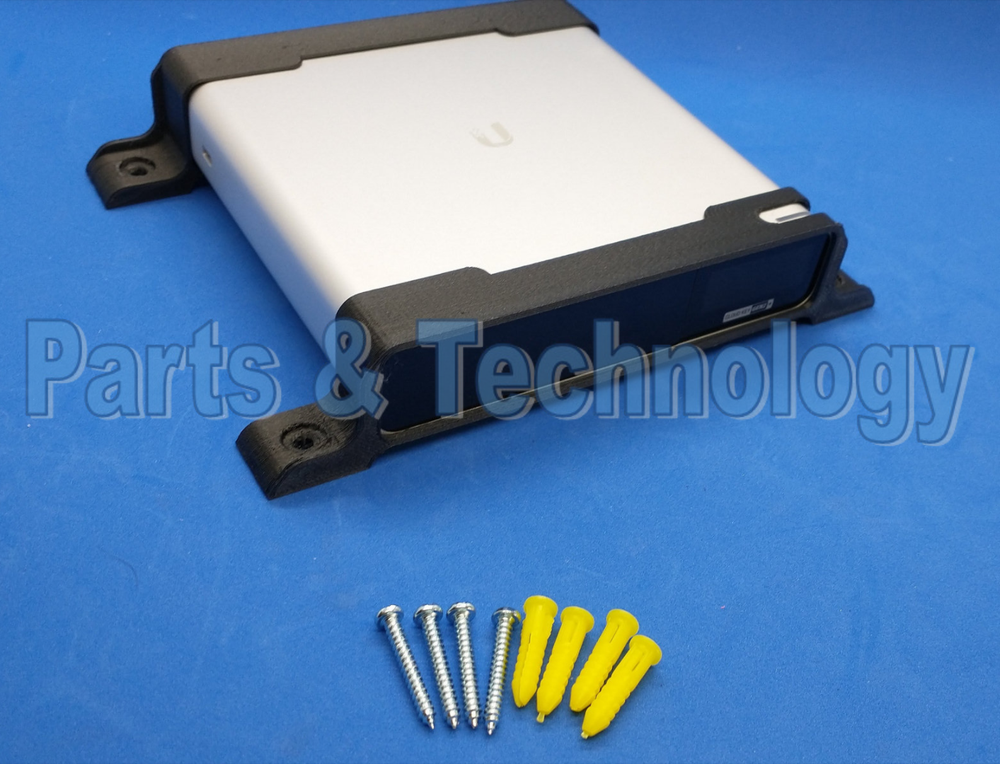 Ubiquiti Cloud Key Gen 2 Plus Wall mount. Carbon Fiber PLA