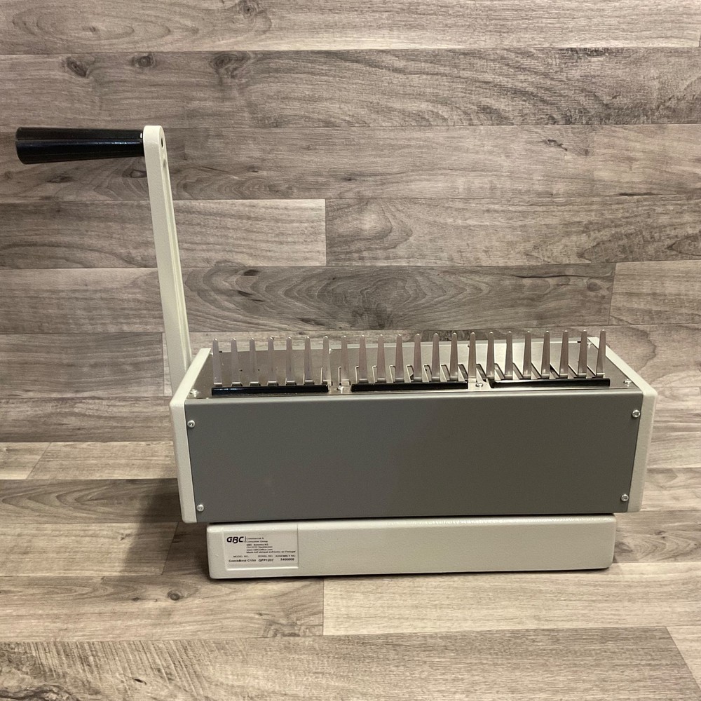GBC CombBind C150 Heavy Duty Comb Binding Machine - EXCELLENT Condition