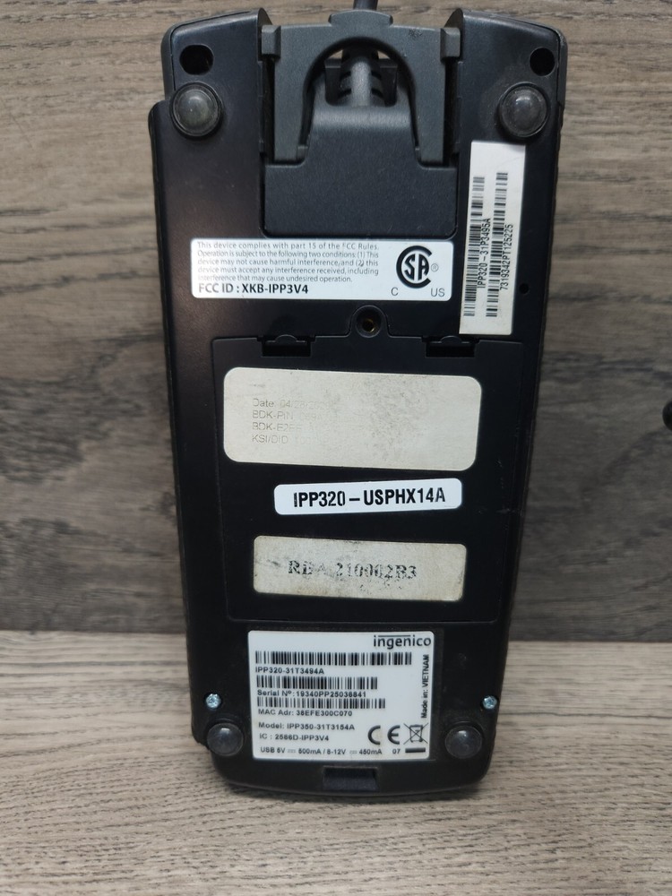 Ingenico IPP320 Credit Card Scanner Pre Owned