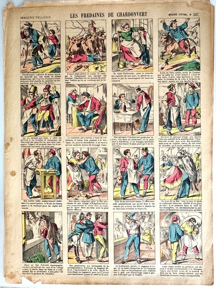 Image D' Epinal Les Fredaines De Chardonvert N° 587