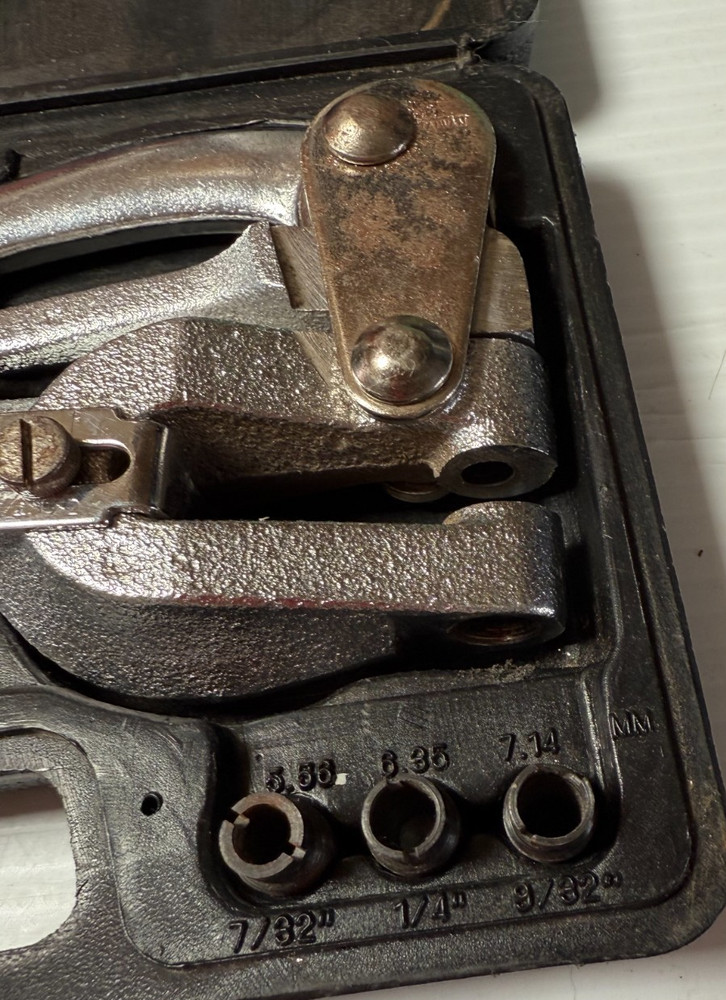 Vintage Hand Punch Set w/ Case
