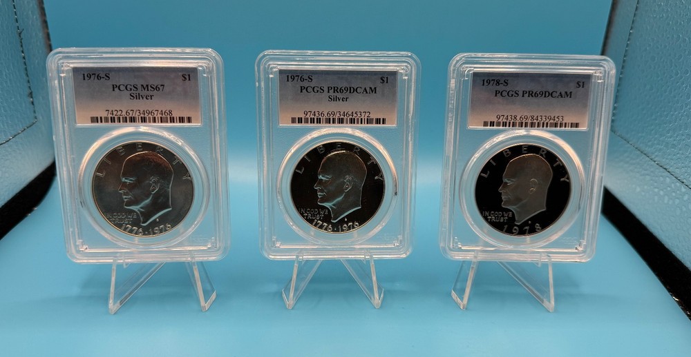 Eisenhower Dollar PCGS  1976-1978