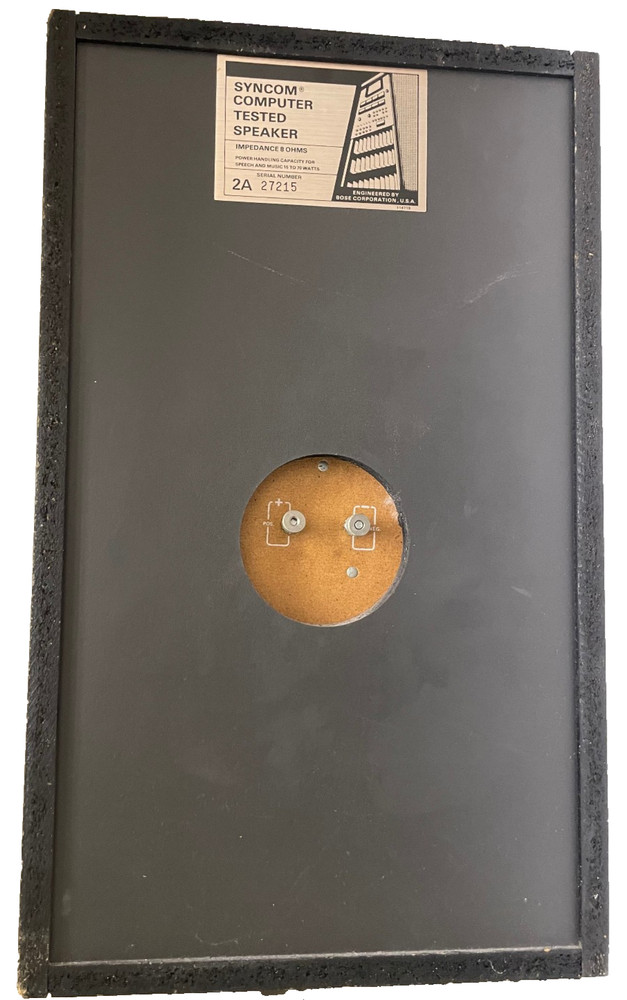 Bose SynCom Speaker 2A Speaker 8 Ohm 8x11x18" - Tested