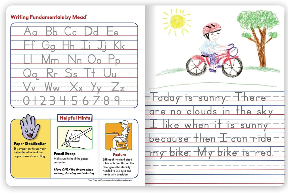 Primary Journal Creative Story Tablet Composition Notebook, 7.5" X 9.75", Grades