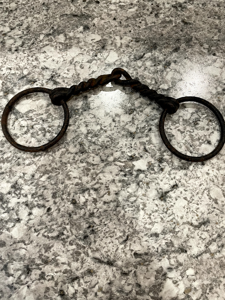 Vintage Twisted Wire Snaffle Horse Bit