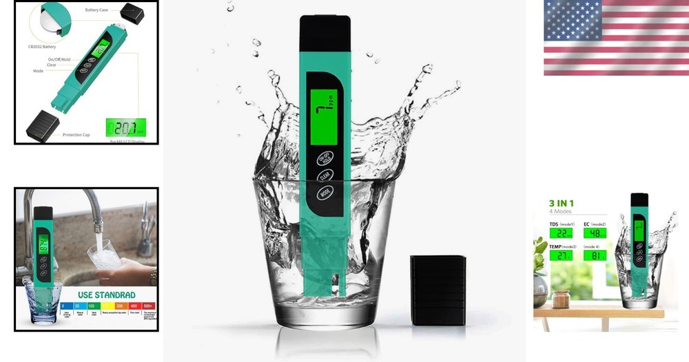 Portability Meets Precision: TDS Meter with Carrying Case for Water Testing