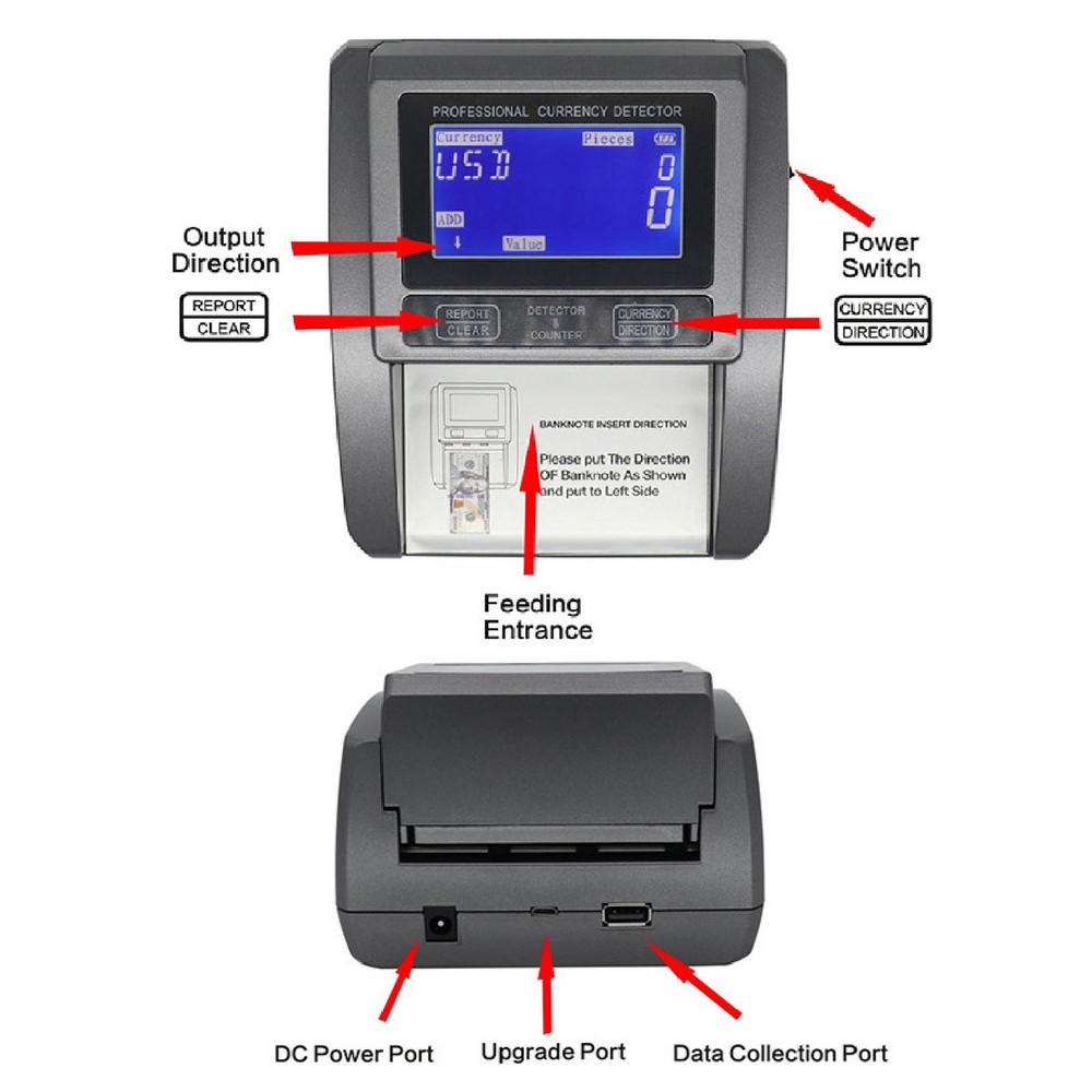Portable Bill Detector Machine Efficient Bill Checking For Stores Popular☚
