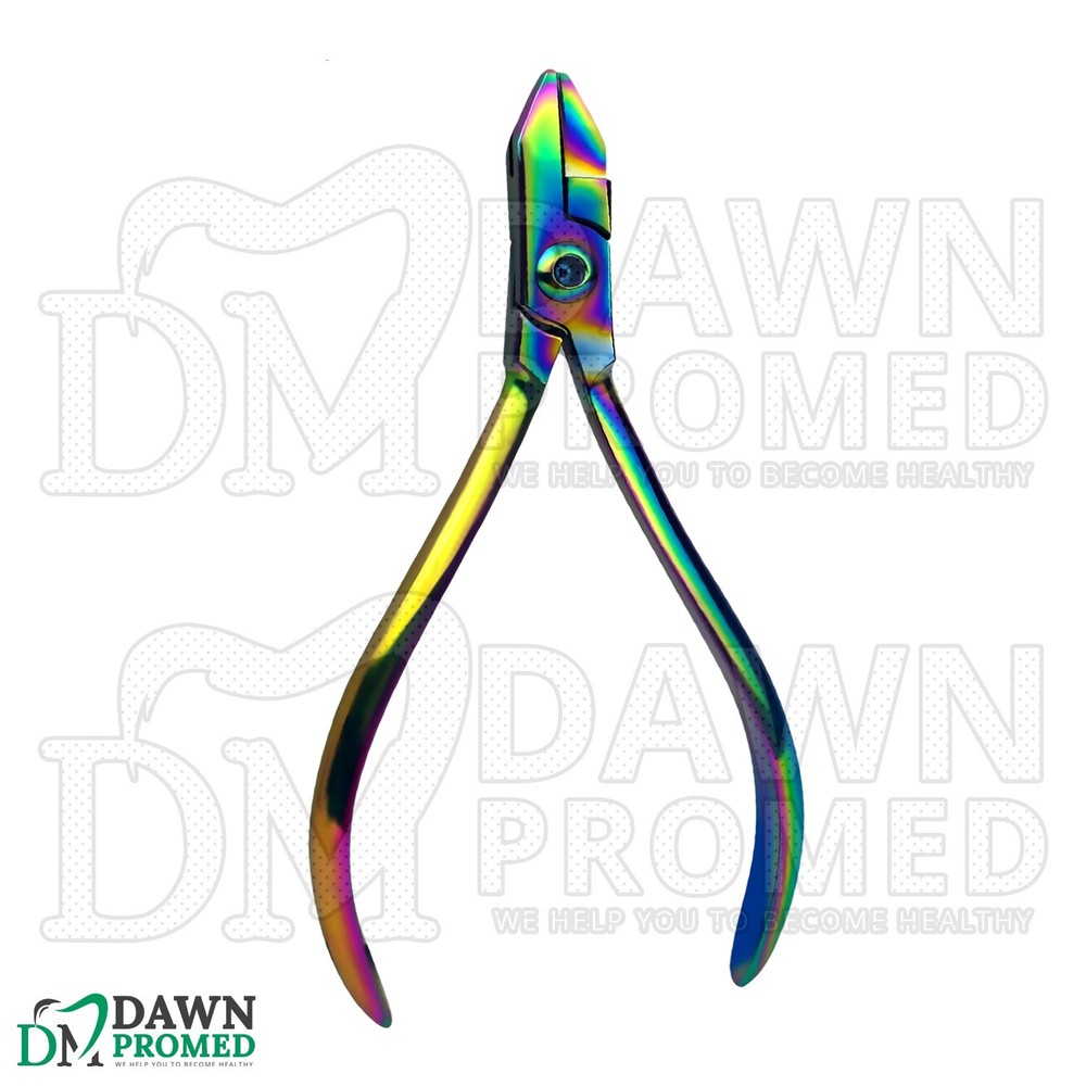 Rainbow Dental Aderer Pliers Three Prong Orthodontics Wire Bending Instruments