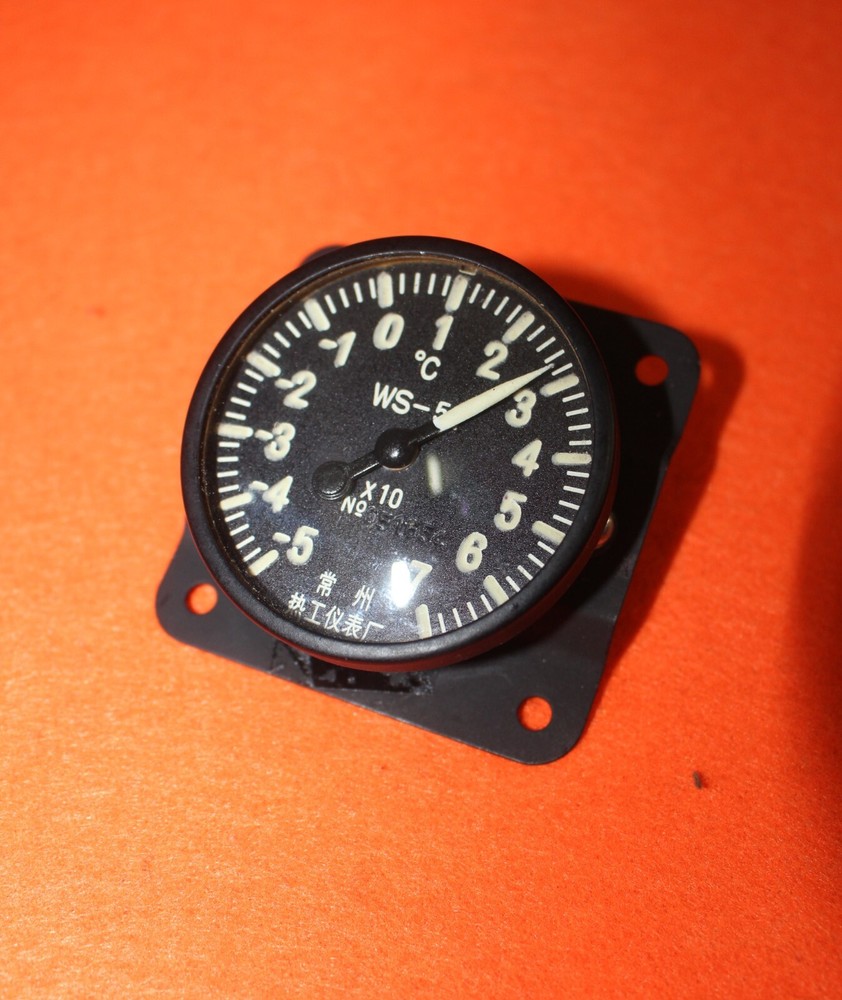 NEW Aircraft cockpit temperature gauge( Night light)