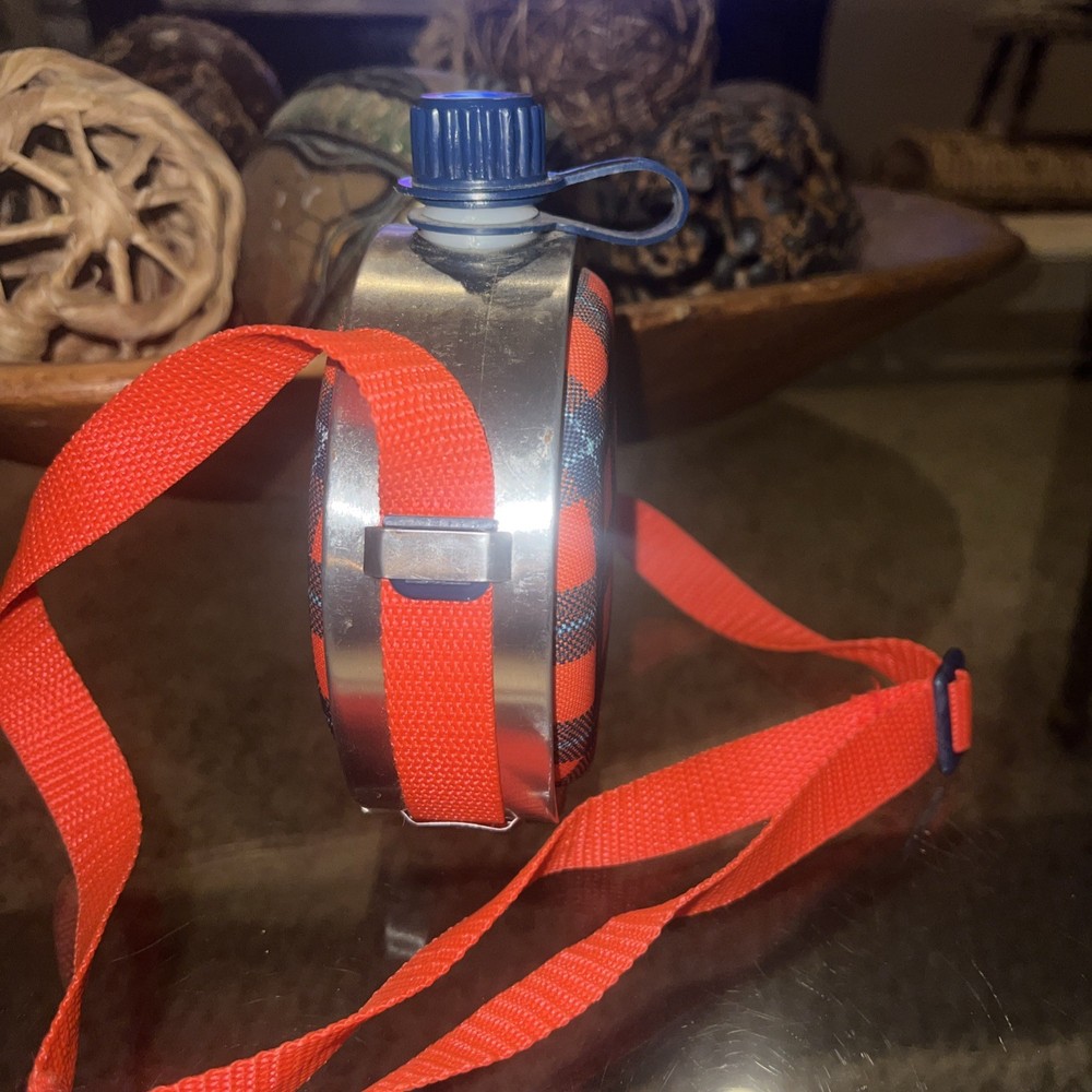Vintage Buffalo Plaid Canteen Small