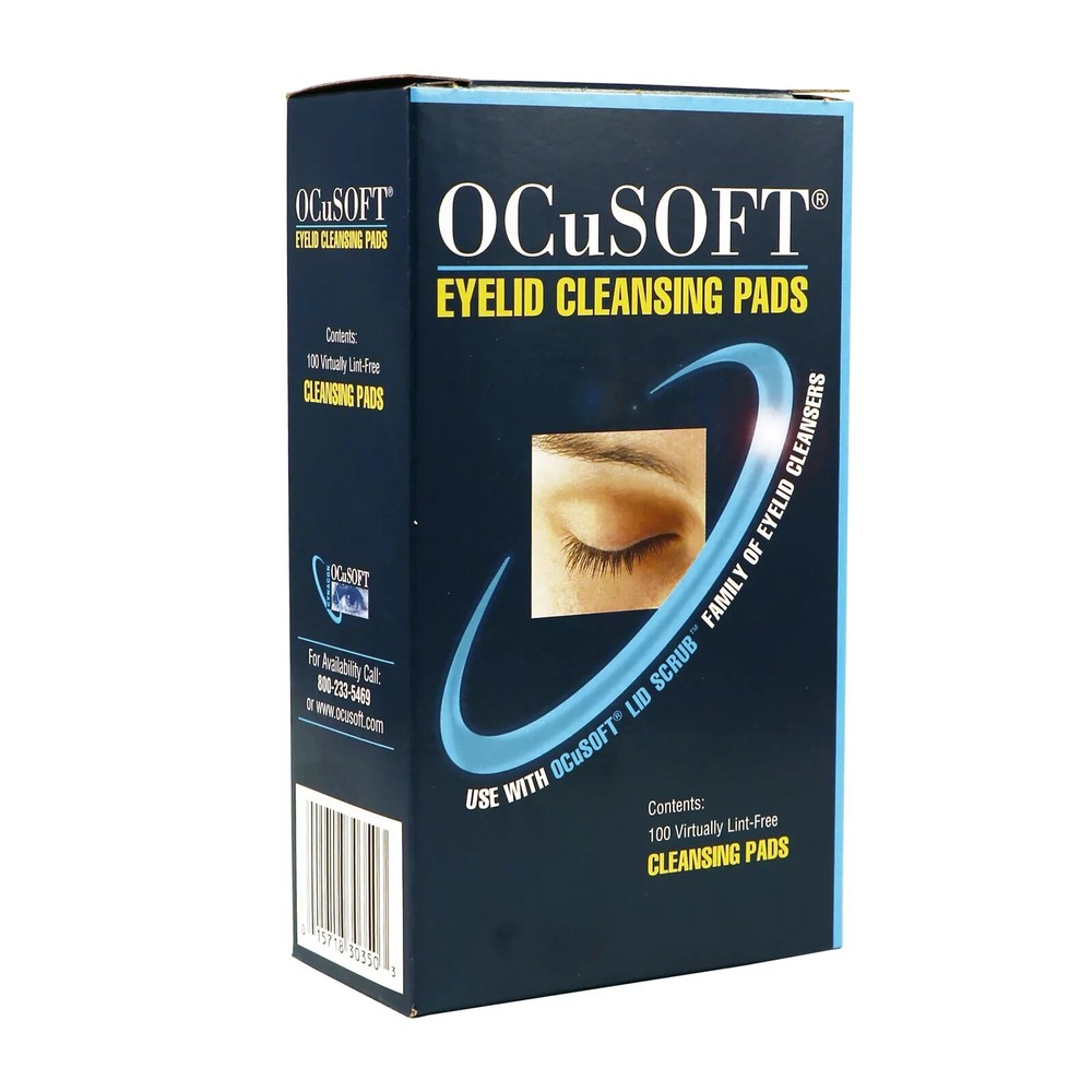 AUTHENTIC & NEW - OCUSOFT LINT-FREE EYELID REPLACEMENT CLEANSING PADS