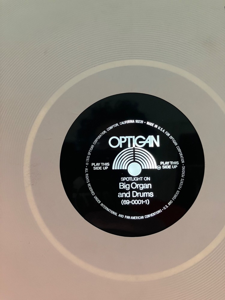 MATTEL OPTIGAN ORGAN RECORD - 3 DISCS!