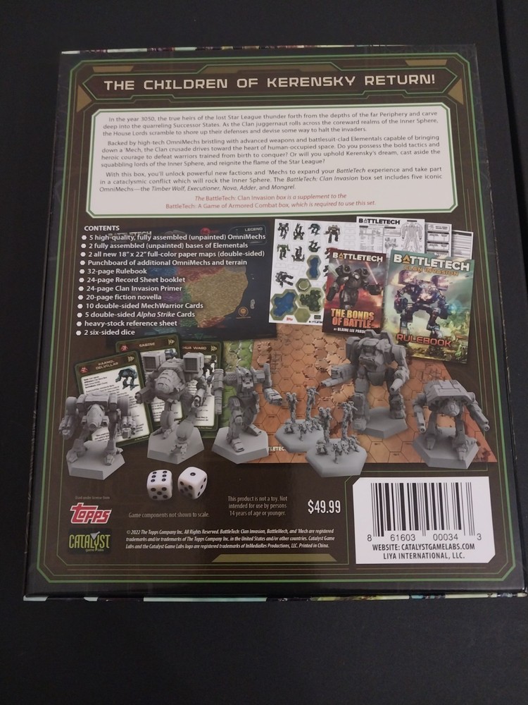 Battletech Clan Invasion Box Set by Catalyst Game Labs