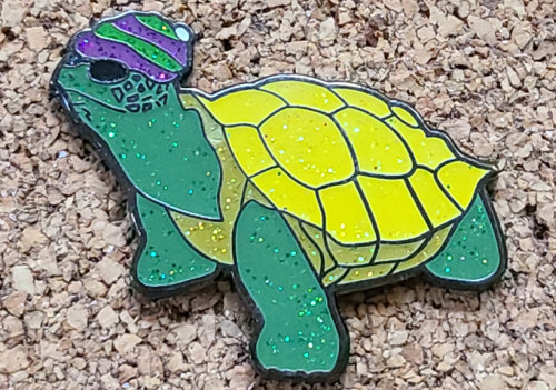Twirdle the Turtle Twiddle Limited Edition Hat Pin /35 - Sparkle Version