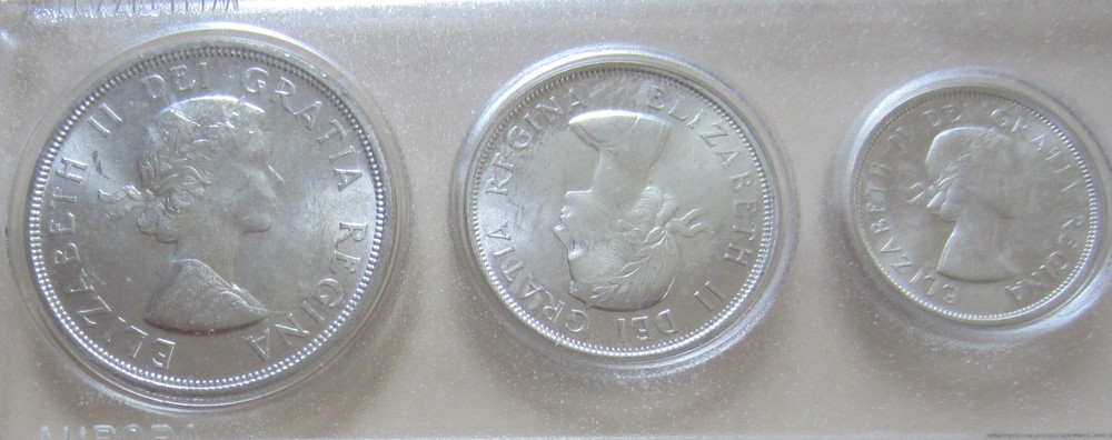 1964 Canada Silver YEAR Set. UNC COINS RJ