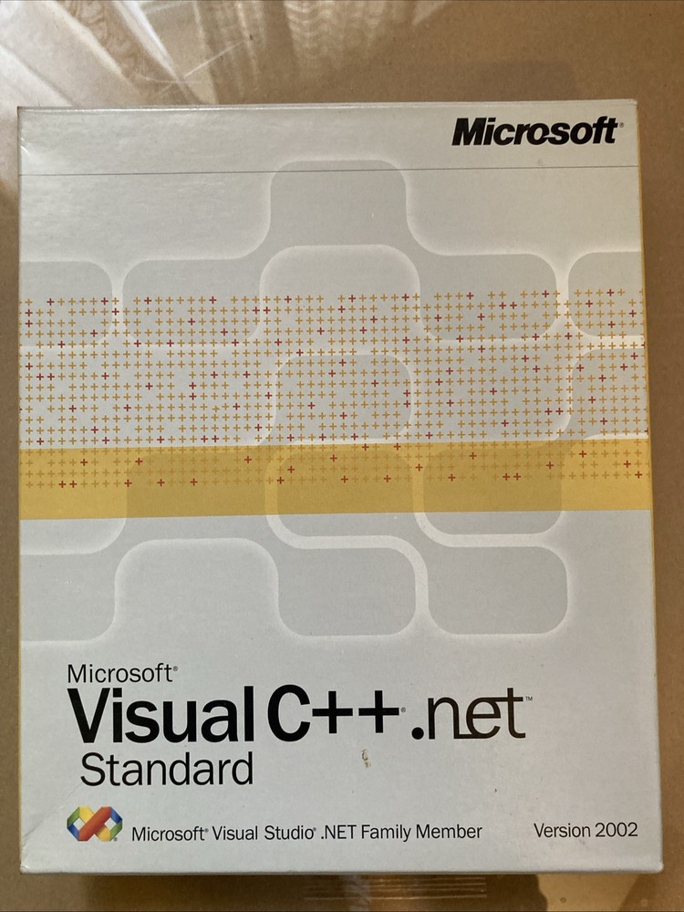 Microsoft Visual C++ .NET Standard 2002 W/ Key