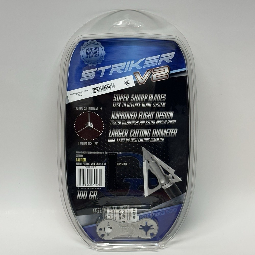 G5 Striker V2 100 Grain Broadhead - 3 Pack