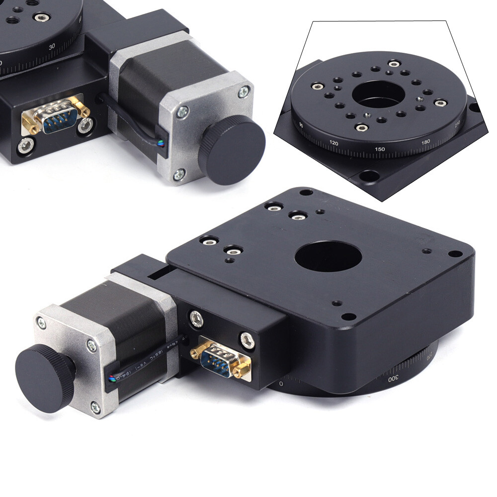 360° Rotating Platform HT03RA100 Motorized Rotation Stage Optical Rotary Table