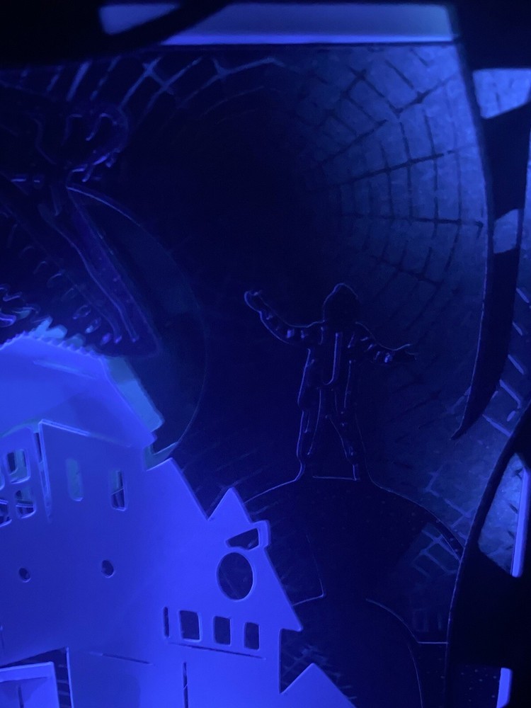 Beetlejuice hand made 9x9 shadow box