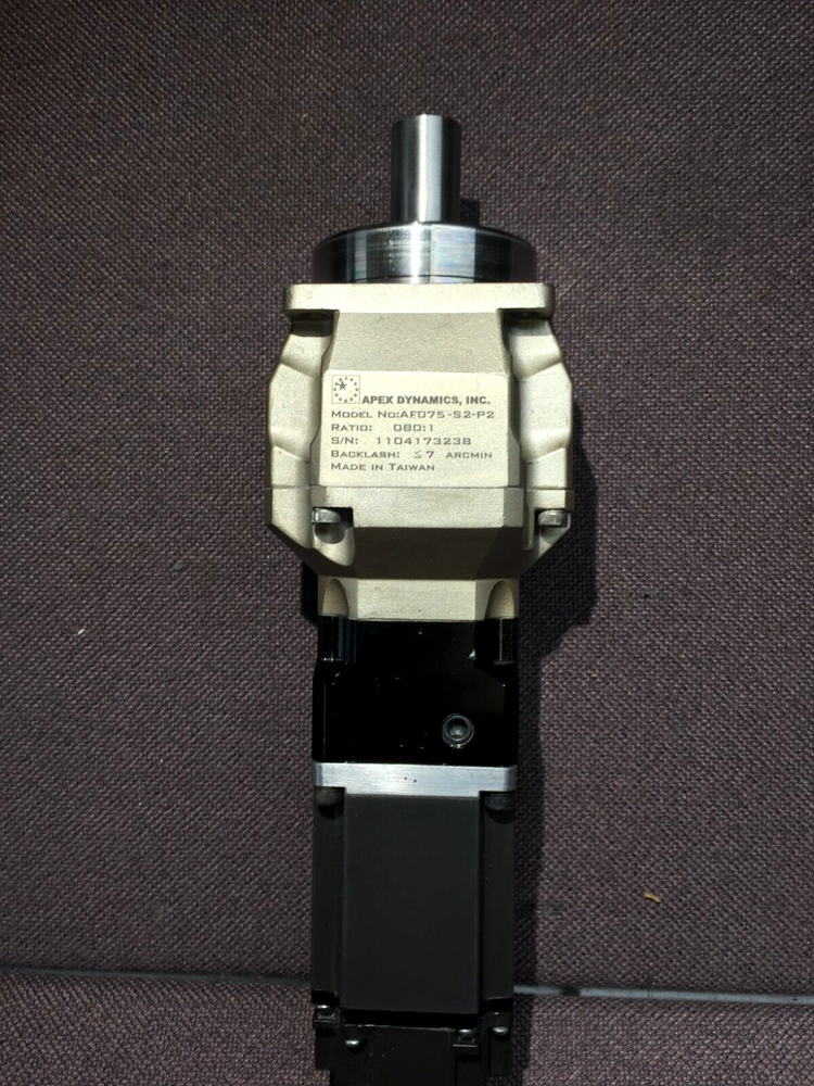 APEX DYNAMICS INC. AF075-S2-P2 HIGH PRECISION PLANETARY GEARBOX /MOTOR/ENCODER