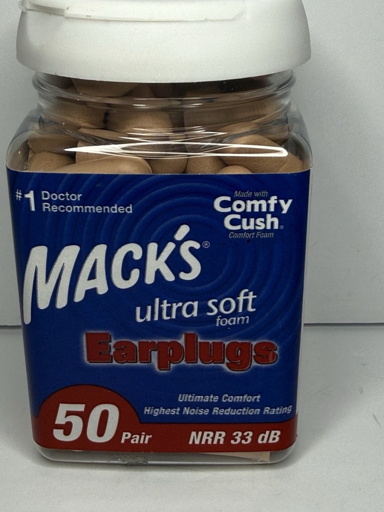 Mack's Ultra Soft Soft Foam Earplugs - 50 Pair