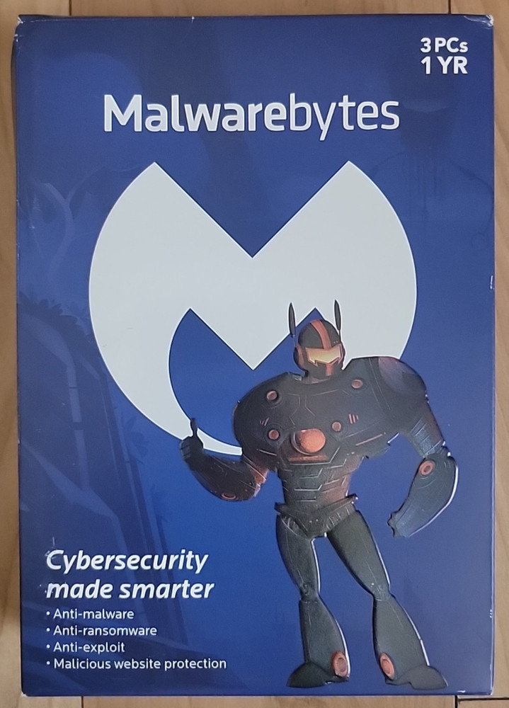 Malwarebytes Anti-Malware 2017 - 3 PCs / 1 Year Cybersecurity Key Code NEW READ