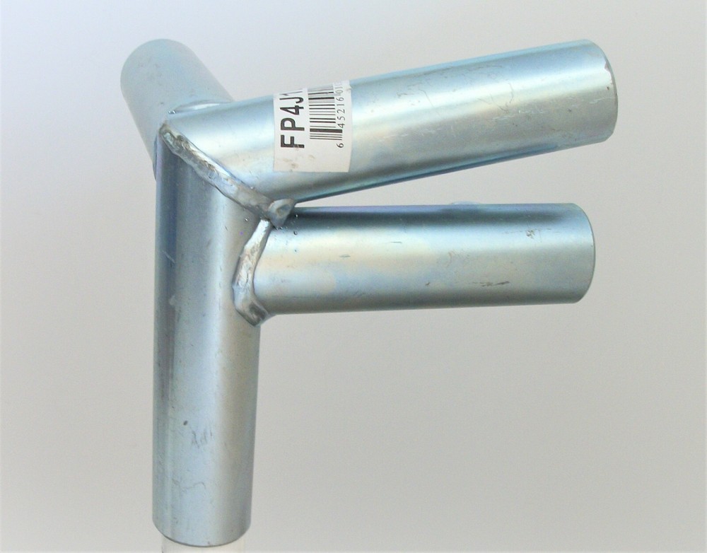 4 way Left Corner Low Peak Support Canopy Fitting Carport Booth (P4J1) 1" Pipe